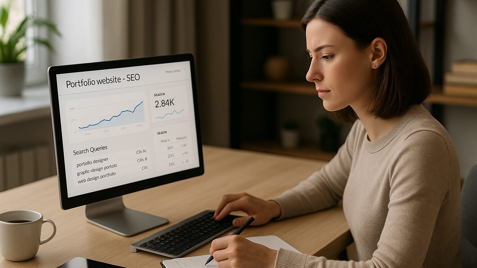 SEO-оптимизация сайта-портфолио дизайнера